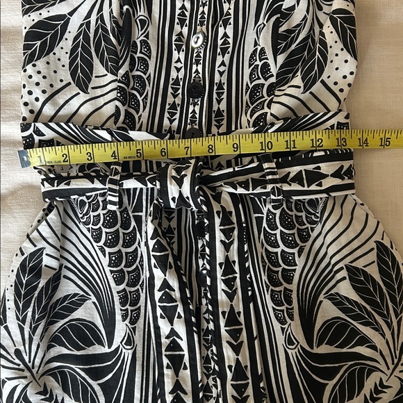 Farm Rio Black and White XS Romper - Picture 7 of 11